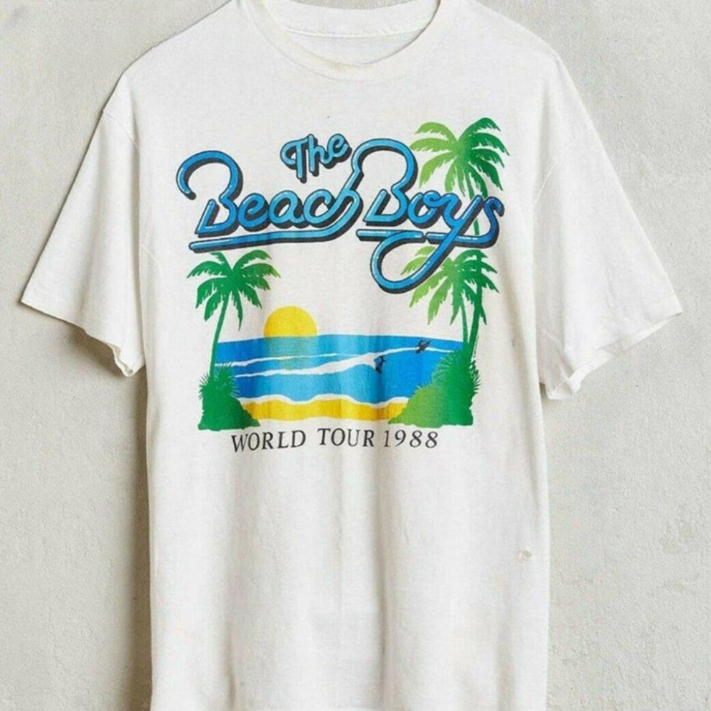 Vintage Beach Boys World Tour 1988 T-Shirt